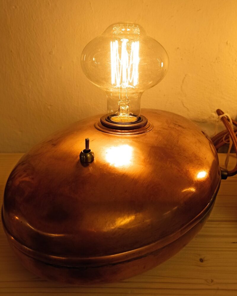 Fllight Design Lampe Vintage Bed Bottle Copper scaled