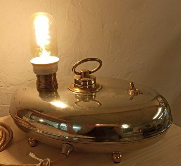 Fllight Design Lampe Vintage Bed Bottle Silver scaled